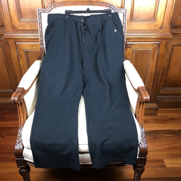 Karen Scott Pants - KAREN SCOTT Sport Plus Drawstring Pants 2X